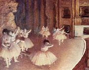 Edgar Degas, Generalprobe des Balletts auf der Buhne